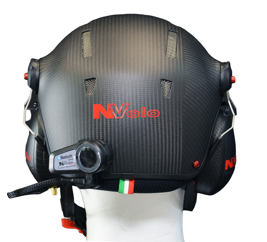 NVOLO V2 Carbon (Vented) Paramotor Helmet Matte Finish