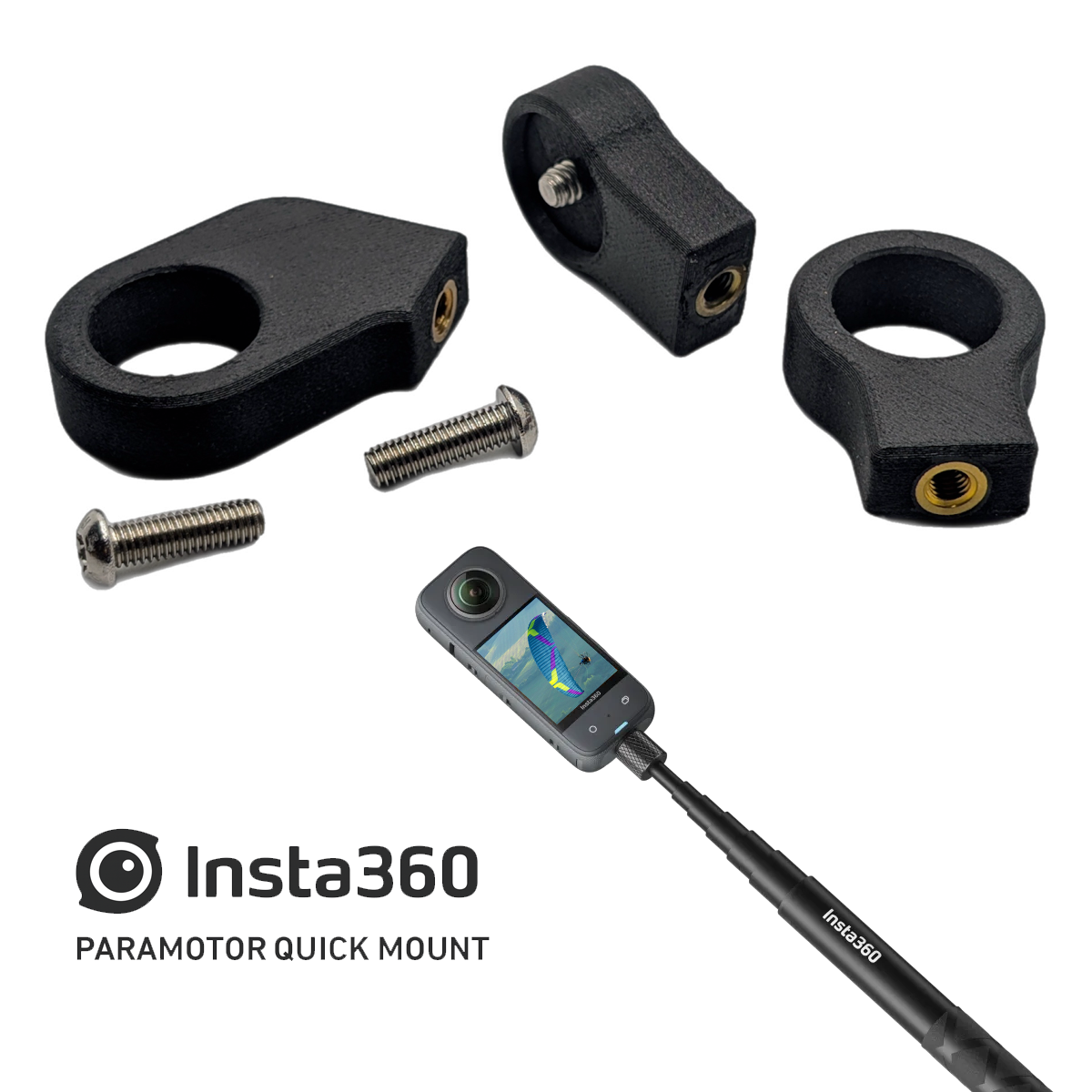 Insta 360 Paramotor Quick Mount