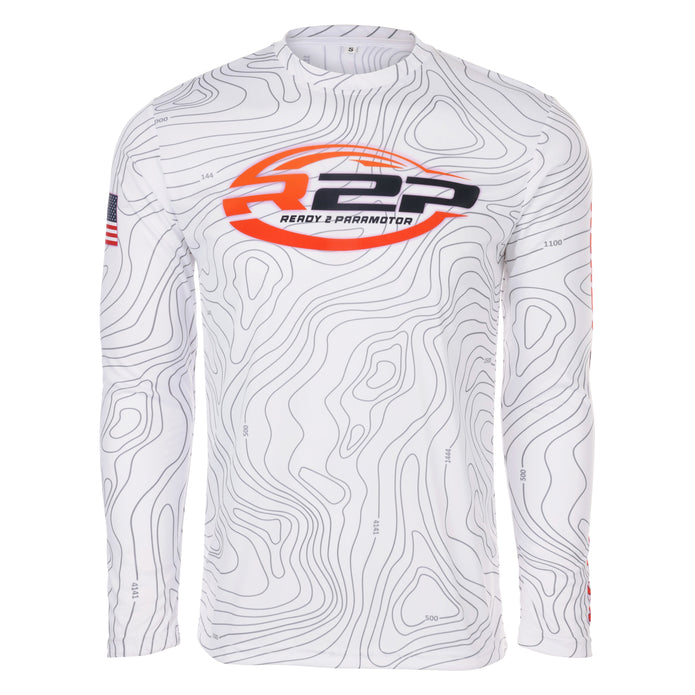 Explore The Aether - Performance Long Sleeve (White)