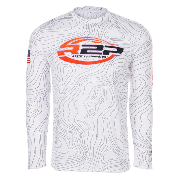 Explore The Aether - Performance Long Sleeve (White)