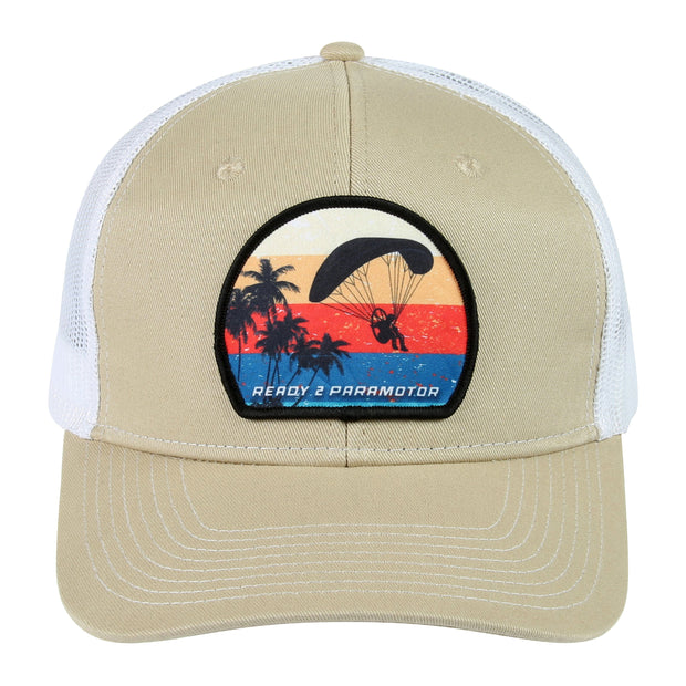 Trucker Cap - Beige/White - Foot Launch