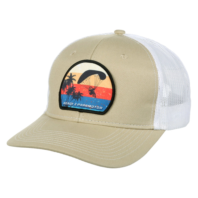 Trucker Cap - Beige/White - Foot Launch