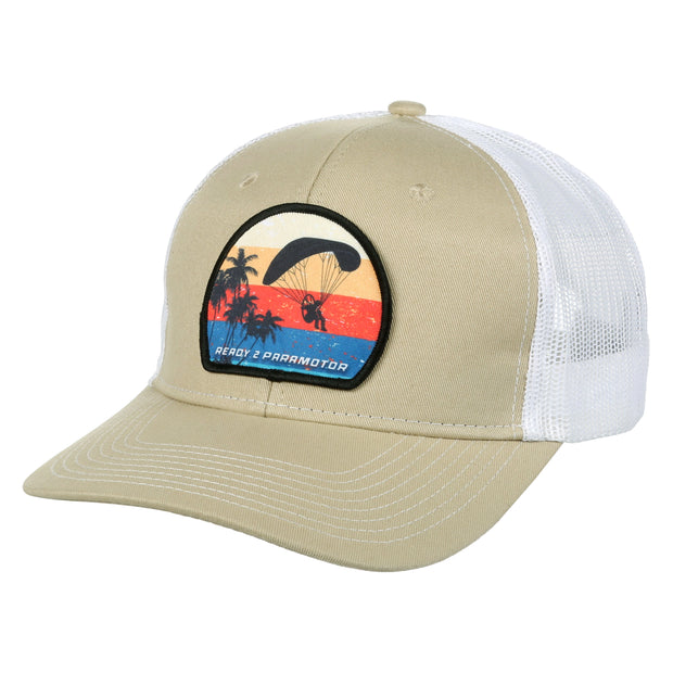 Trucker Cap - Beige/White - Foot Launch