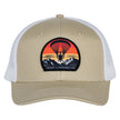 Trucker Cap - Beige & White - Patch