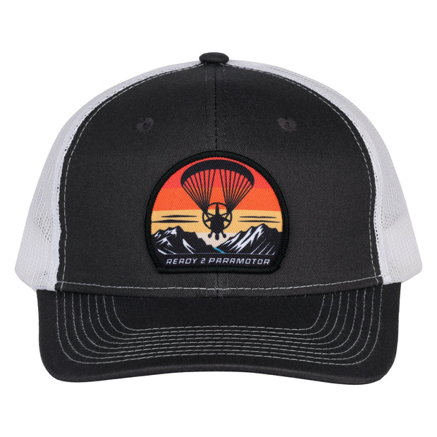 Trucker Cap - Gray & White - Patch