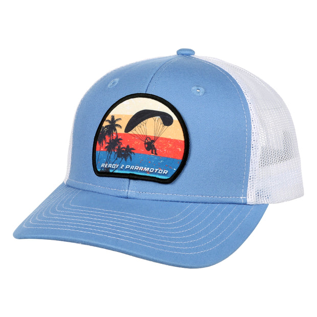 Trucker Cap - Blue/White - Foot Launch