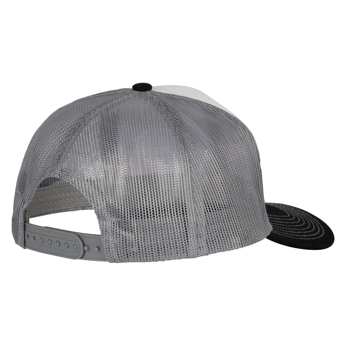 Trucker Cap - White & Gray - Patch