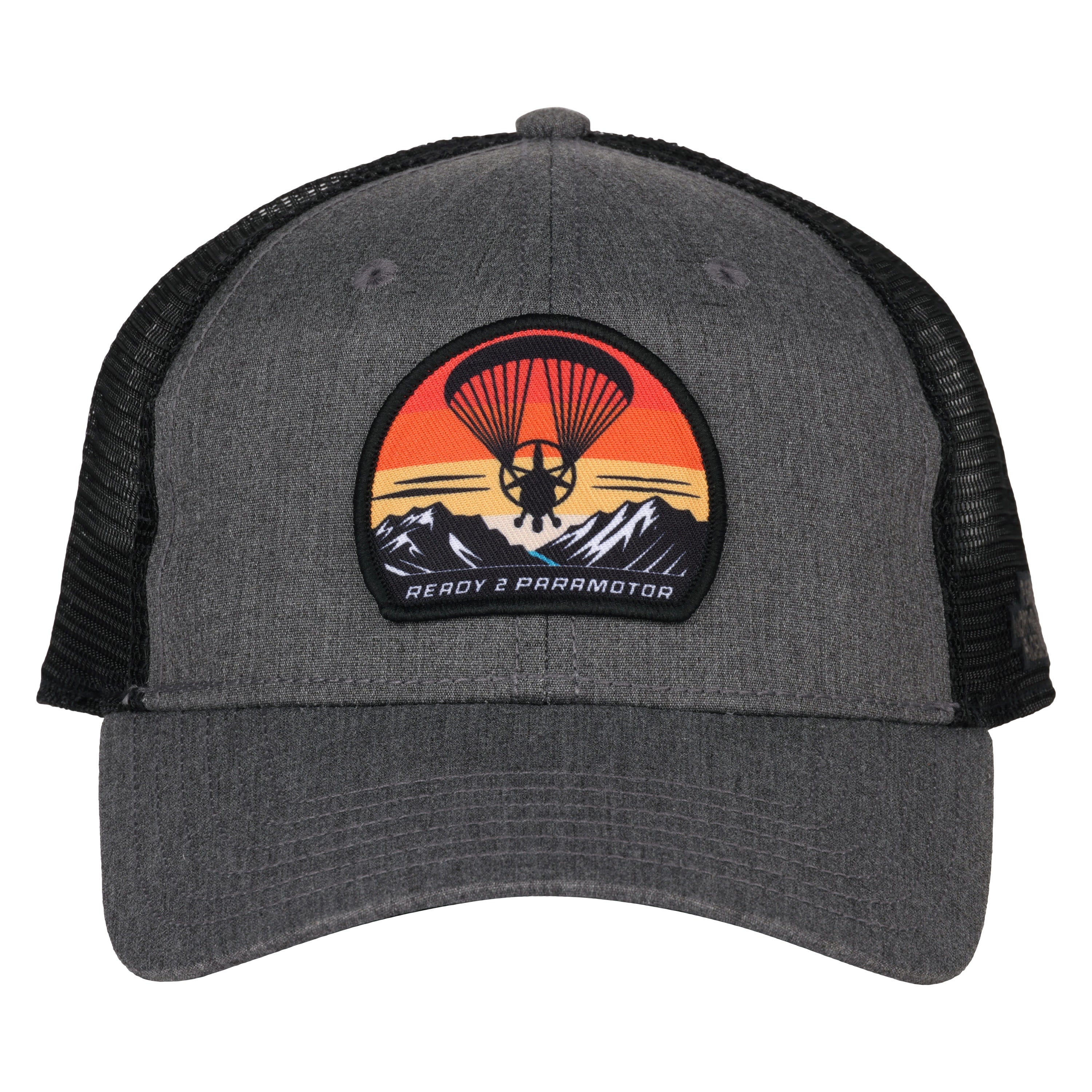 North Face Cap - Gray & Black - Patch