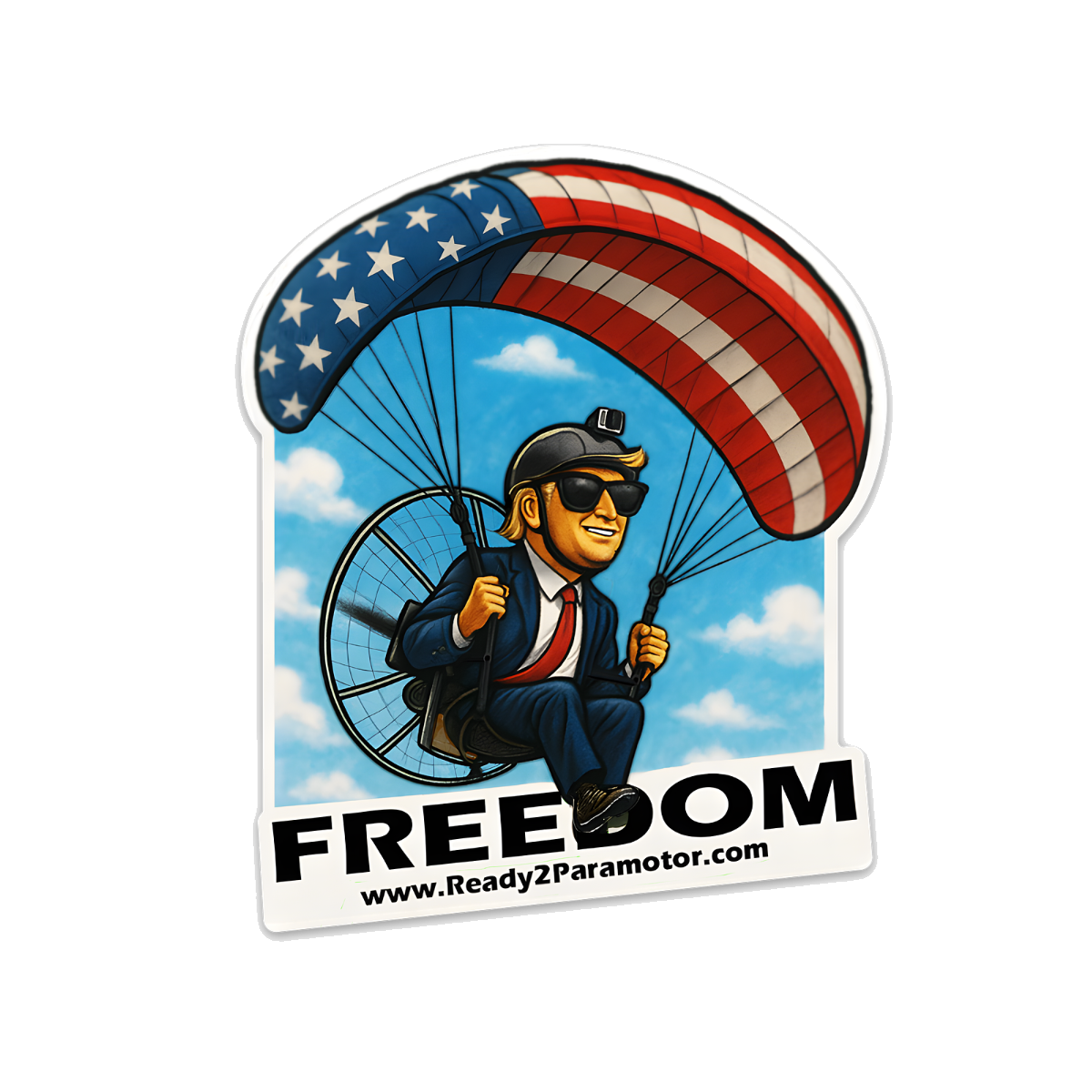 Fun Sticker - Freedom – Ready2Paramotor